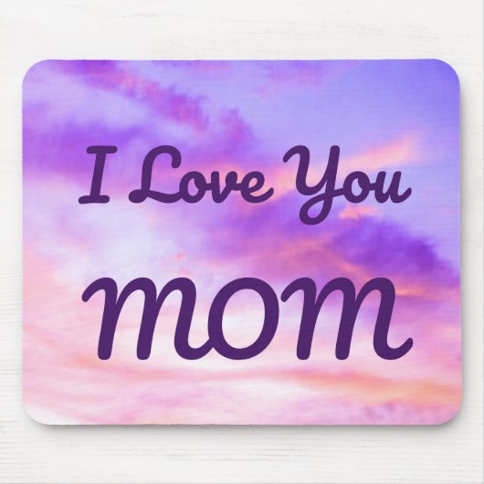 Tapis De Souris Je t'aime MOM Mouse pad (Devant)