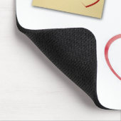 Tapis De Souris Je t'aime - Note romantique (Coin)