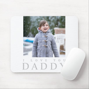 Tapis De Souris Je t'aime papa Photo