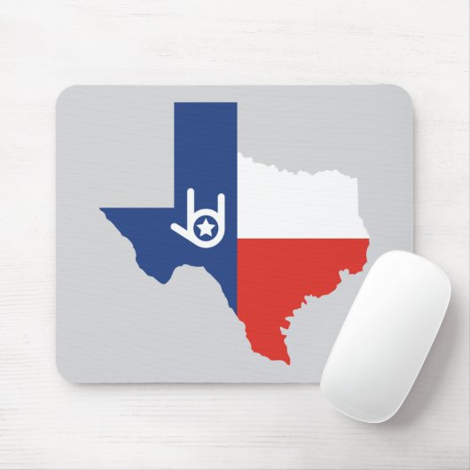 Tapis De Souris Je T'Aime Texas (Avec souris)