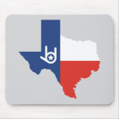 Tapis De Souris Je T'Aime Texas (Devant)
