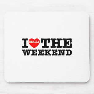 Tapis De Souris Je T'Aime Weekend Drôle Cadeaux De Couple De Campi