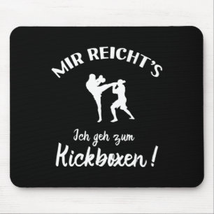 Tapis De Souris Je vais au kickboxing - Kick-boxer Kickboxing