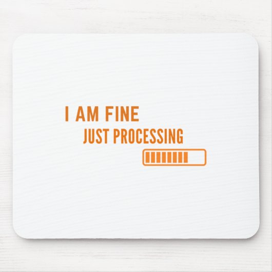 Tapis De Souris Je Vais Juste Traiter Sticker (Devant)