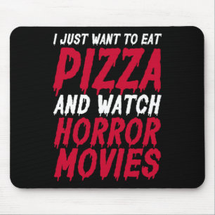 Tapis De Souris Je Veux Juste Manger De La Pizza Et Regarder Des F