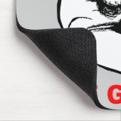 Tapis De Souris Je visage Meme de rage de Gusta (Coin)