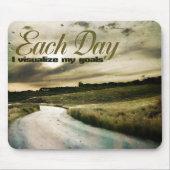 Tapis De Souris "Je visualise mes objectifs" Motivation Affirmatio (Devant)