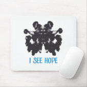 Tapis De Souris Je vois l'espoir Mousepad (Avec souris)