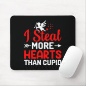 Tapis De Souris Je vole plus de cœurs que Cupidon (Avec souris)