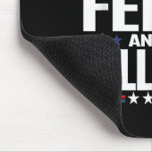 Tapis De Souris Je Vote Pour Le Felon &amp ; The Hillbilly 2024 P (Coin)