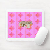 Tapis De Souris Je vous remercie : Une expression sincère (Avec souris)