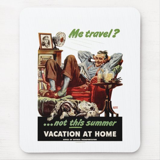 Tapis De Souris Je voyage ? (Devant)