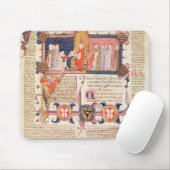 Tapis De Souris Jean André présentant à sien le travail au pape V (Avec souris)