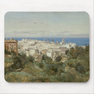 Tapis De Souris Jean-Baptiste-Camille Corot - Vue de Gênes