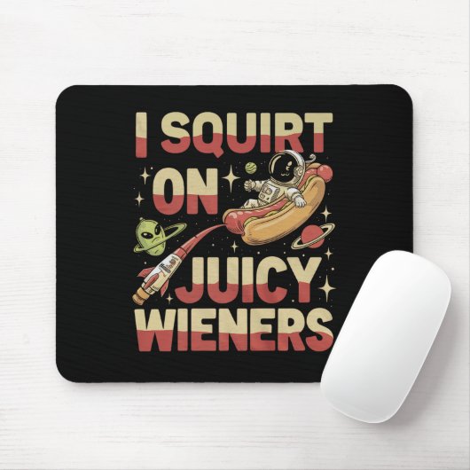 Tapis De Souris J'Écris Sur Jicy Wieners Mème Humour Sarcastique A (Avec souris)