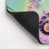 Tapis De Souris ~JENNY~ Conception fractale 3D Pastel personnalisé (Coin)