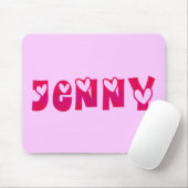 Tapis De Souris Jenny dans les coeurs (Avec souris)