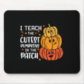 Tapis De Souris J'Enseigne le plus froid Citrouille Patch Hallowee (Devant)