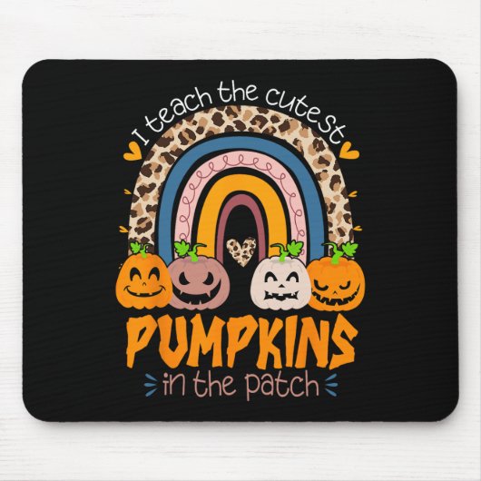 Tapis De Souris J'Enseigne Les Citrouilles Les Plus Couteux Dans L (Devant)