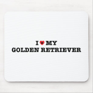 Tapis De Souris J'Entends mon Golden Retriever Mousepad