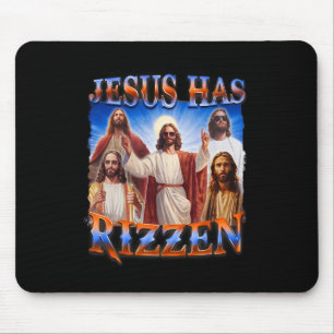 Tapis De Souris Jésus A Rizé Christian Hommes Femmes Bible Faith