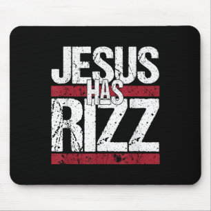 Tapis De Souris Jésus A Rizz Simple Foi Chrétienne Croyant Dieu