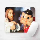 Tapis De Souris Jésus, Bob et la télévision Yubby (Avec souris)