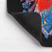 Tapis De Souris Jésus Christ Face coeur sacré art Abstrait (Coin)