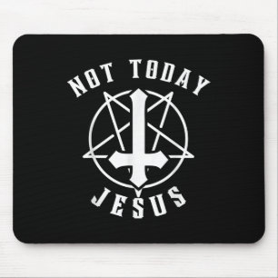 Tapis De Souris Jésus Croix Pas Aujourd'Hui Jésus Christian Graphi