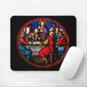 Tapis De Souris Jésus dernier repas avec ses disciples (Avec souris)
