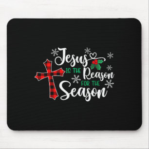 Tapis De Souris Jésus Est La Raison De La Saison De Noël Chris