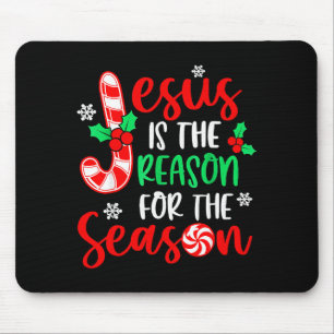Tapis De Souris Jésus Est La Raison De La Saison De Noël Xmas