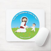 Tapis De Souris Jésus et l'enfant (Avec souris)