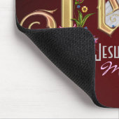 Tapis De Souris Jésus guérit #2 Mousepad (Coin)