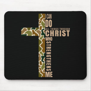 Tapis De Souris Jésus Je Peux Faire Toutes Choses Par Christ Qui F