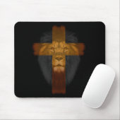 Tapis De Souris Jésus Lion de Juda Mousepad (Avec souris)
