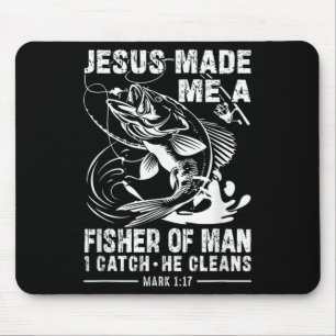 Tapis De Souris Jésus M'a Fait Pêcheur D'Homme Marc 1 17 Clic Dieu