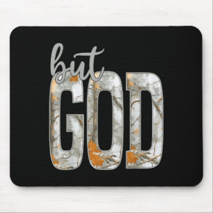 Tapis De Souris Jésus Mais Dieu Camo Croix Chrétienne Dieu Foi Bib