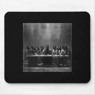 Tapis De Souris Jésus Noir, Dernier sacrement, Jésus 1