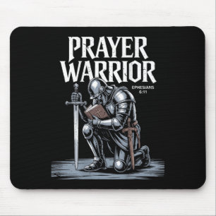 Tapis De Souris Jésus Prière Guerrier Christian Armor De Dieu Fils