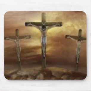 TAPIS DE SOURIS JÉSUS SUR LA CROIX