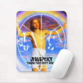 TAPIS DE SOURIS JESUSPEACE (Avec souris)