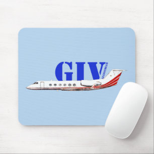 Tapis De Souris Jet privé luxueux Gulfstream IV 
