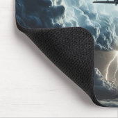 Tapis De Souris Jet volant à travers une tempête (Coin)