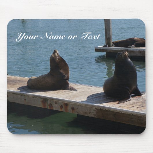 Tapis De Souris Jetée de San Francisco 39 Lions de Mer #3 Pad de S (Devant)
