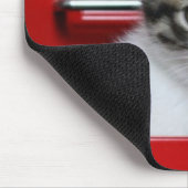 Tapis De Souris Jeter un coup d'oeil de chaton (Coin)
