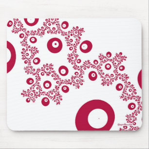 Tapis De Souris Jetez un coup d'oeil un rouge Mousepad de huer