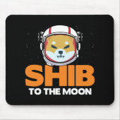 Tapis De Souris Jeton Shib Shiba Inu Crypto Mème Pièce Moon Chien (Devant)