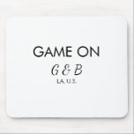 Tapis De Souris Jeu ajouter nom du couple mariage lieu ville g<br><div class="desc">conception</div>