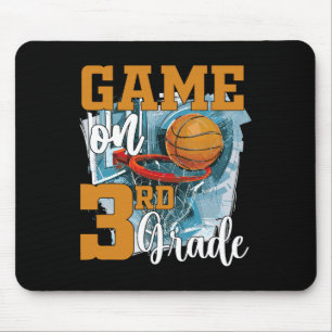 Tapis De Souris Jeu Amusant Sur Basketball 3E Année Retour À L'Éco